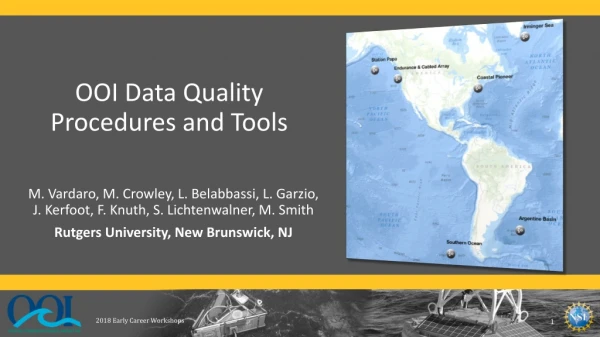 OOI Data Quality Procedures and Tools