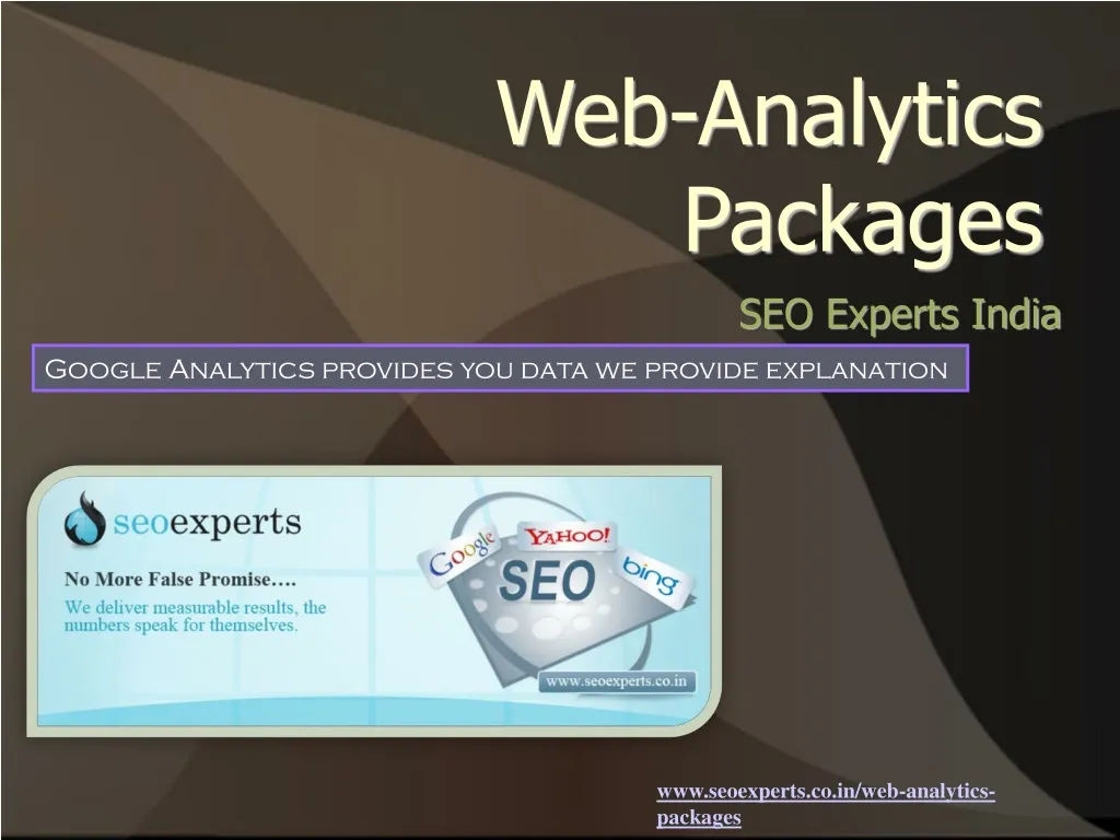 web analytics packages
