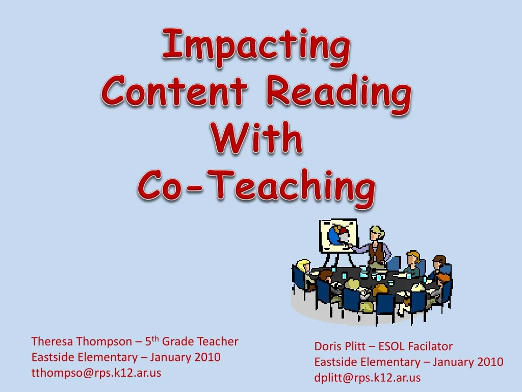 impacting content reading with co teaching