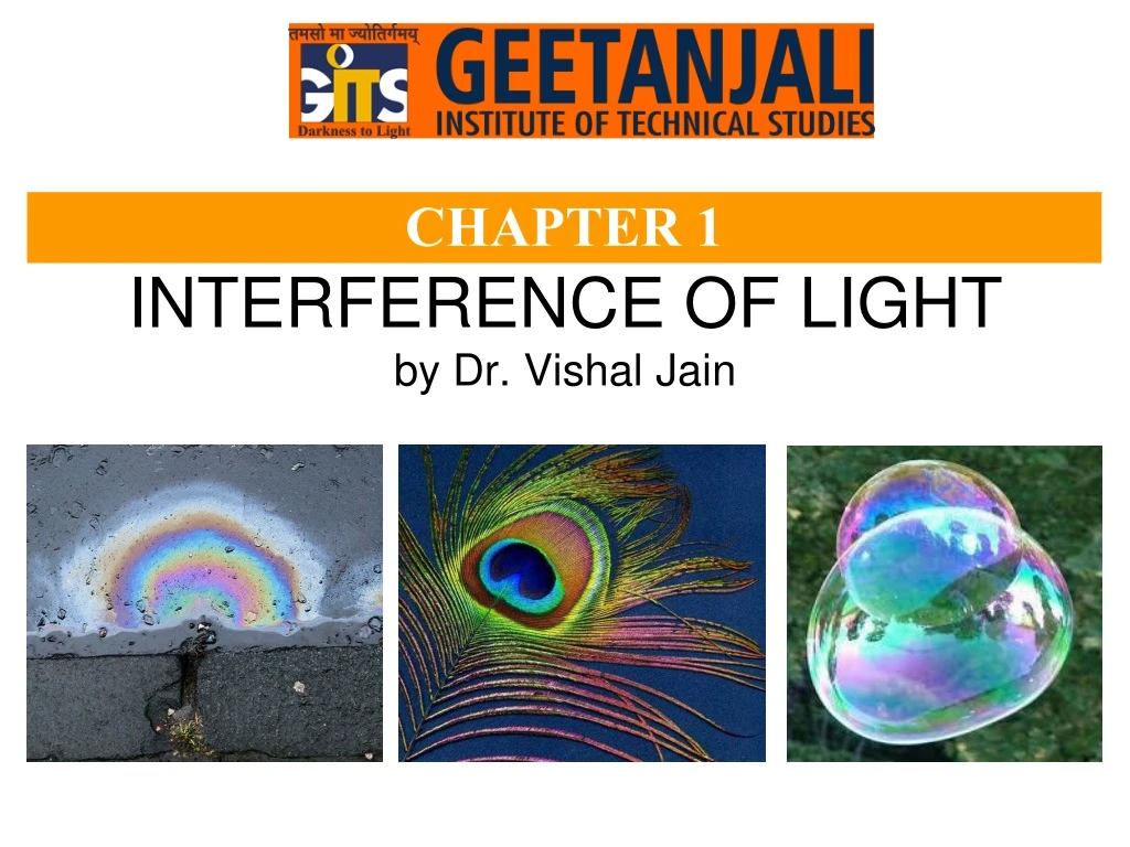 interference of light by dr vishal jain