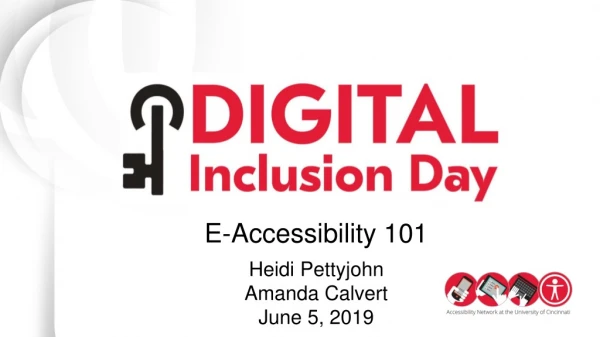 E-Accessibility 101