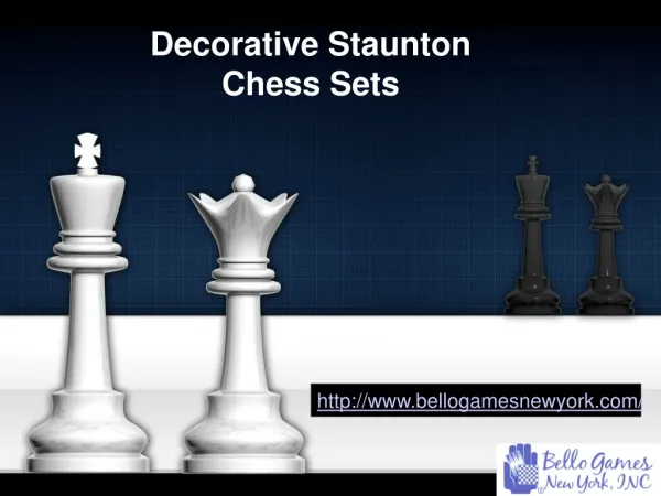 Decorative staunton Chess Sets
