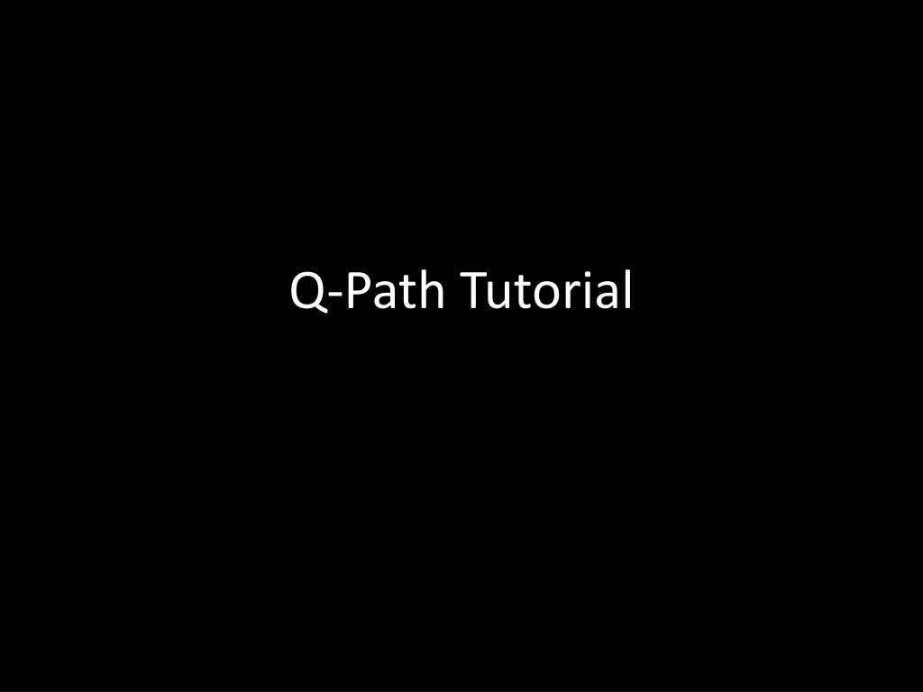 q path tutorial