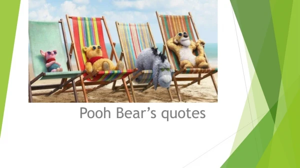 Pooh Bear’s quotes