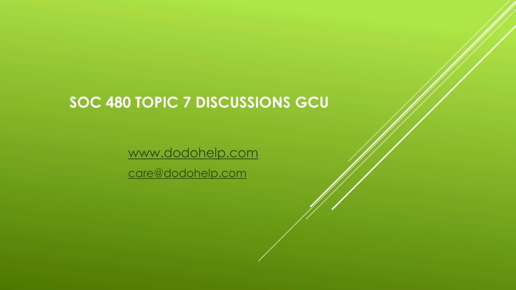 soc 480 topic 7 discussions gcu