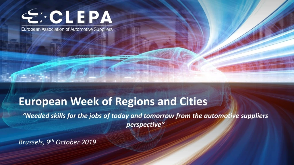 european week of regions and cities