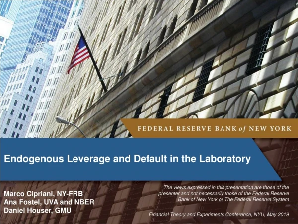 Endogenous Leverage and Default in the Laboratory