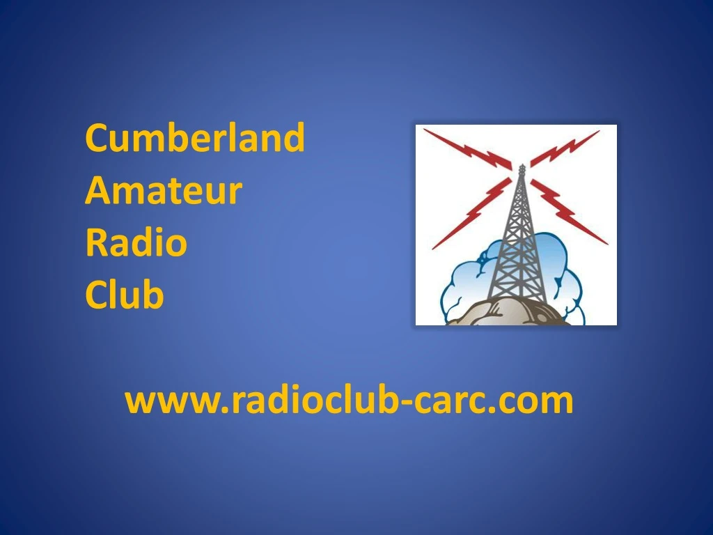 cumberland amateur radio club www radioclub carc com