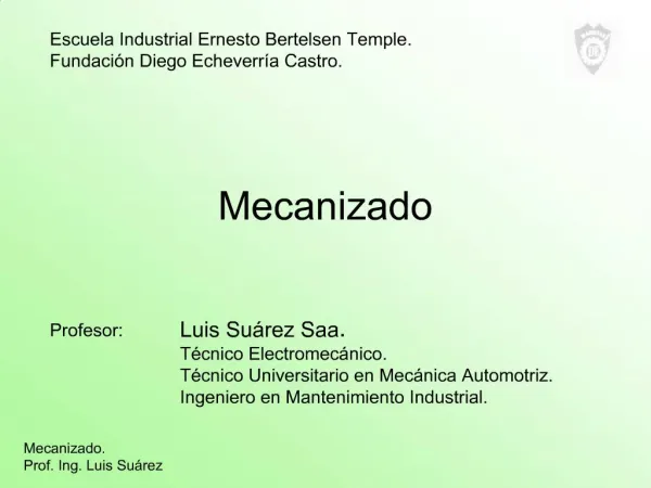 Mecanizado