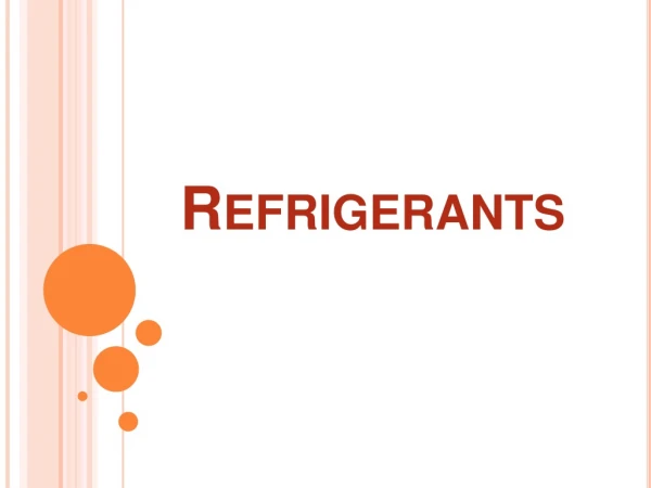 Refrigerants