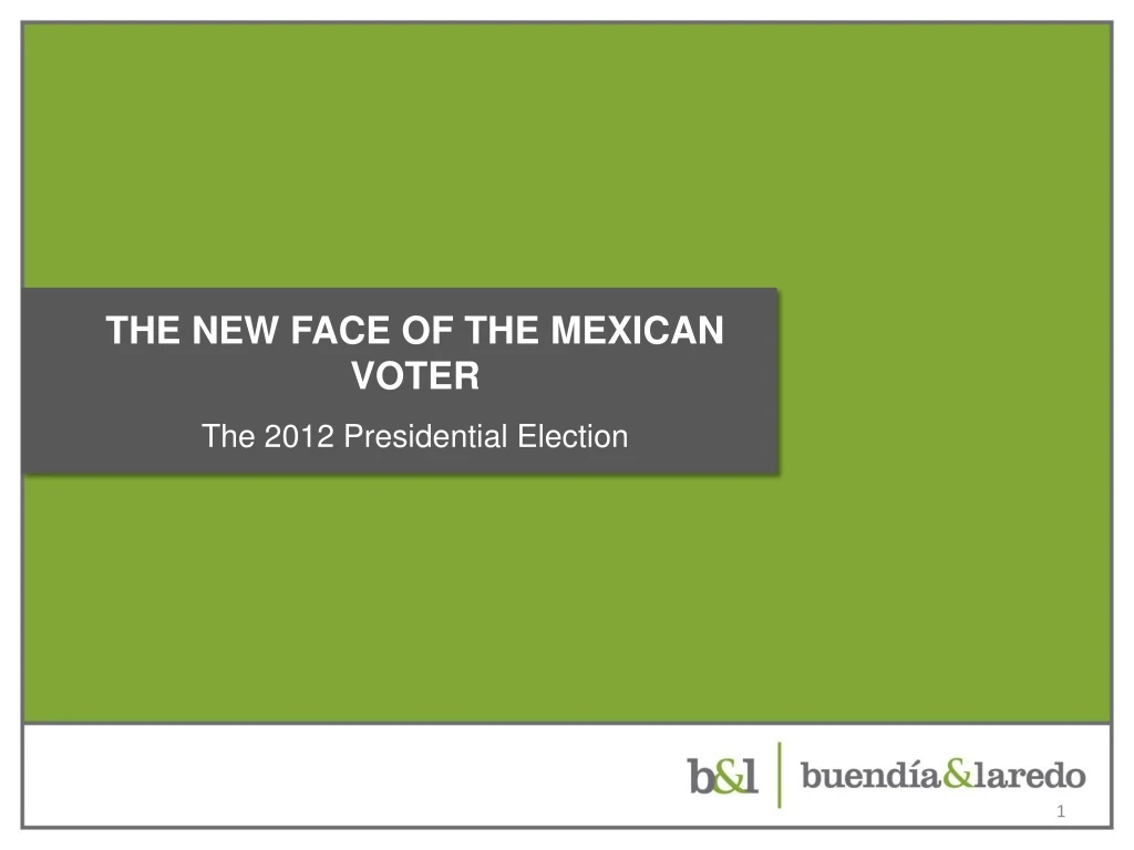 the new face of the mexican voter the 2012
