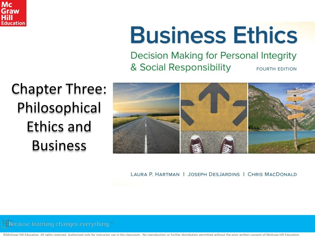 chapter three philosophical ethics and business
