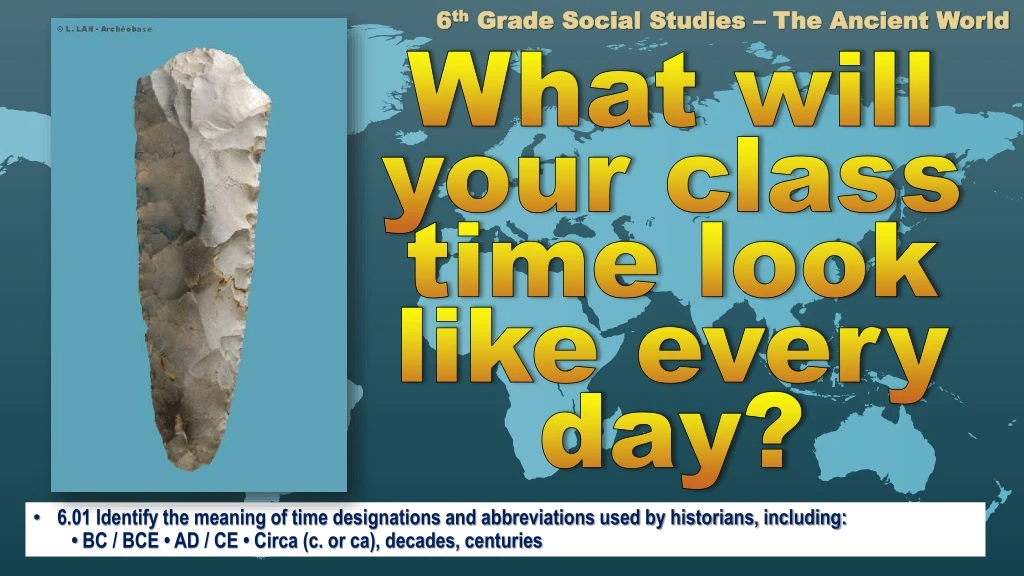 6 th grade social studies the ancient world