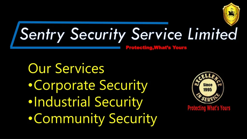 sentry security service limited
