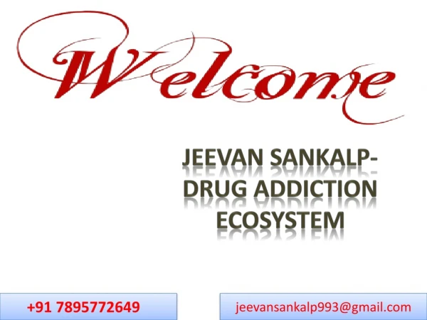 Jeevan Sankalp- Drug Addiction Ecosystem