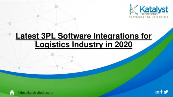3PL Software Integrations for Futuristic Logistics Companies