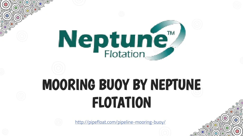 mooring buoy by neptune flotation