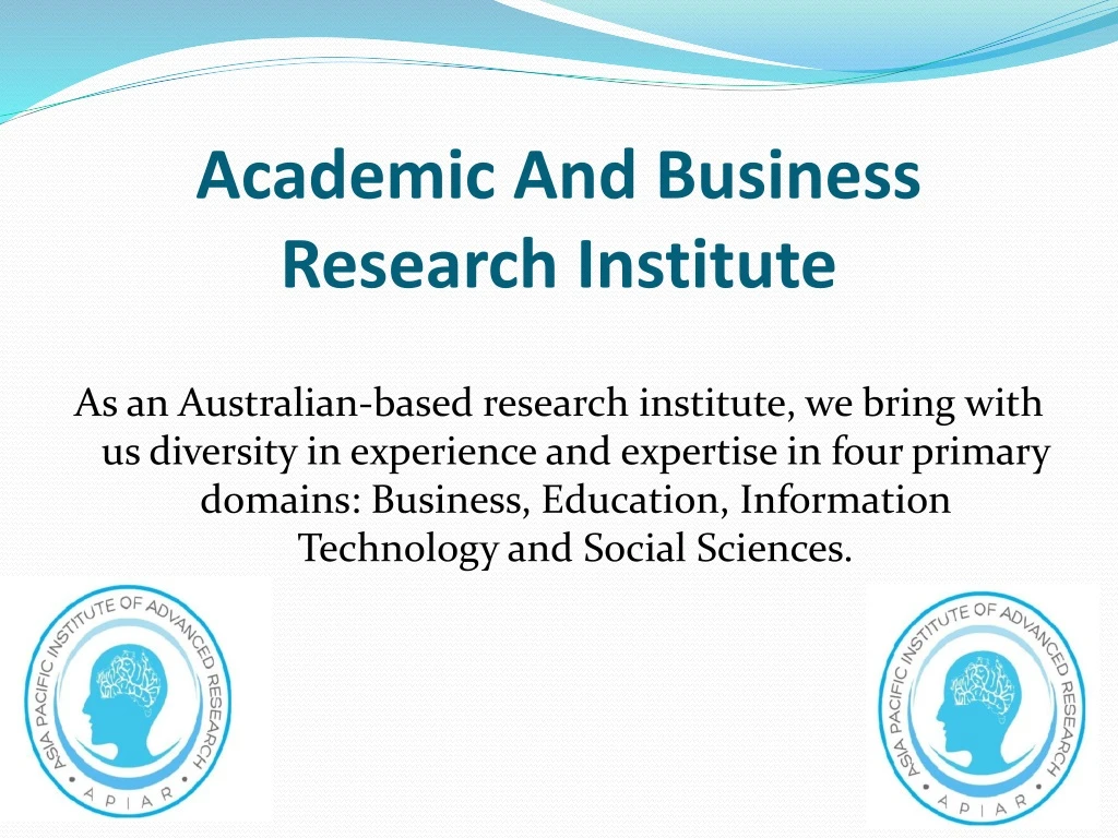 academic and business research institute