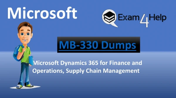 Latest Microsoft MB-330 Dumps Microsoft MB-330 Exam Questions
