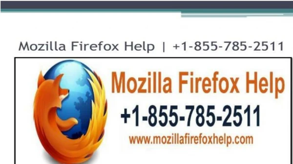 mozilla firefox support phone number