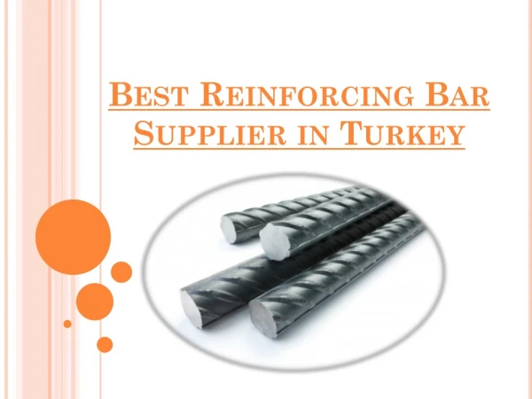 Best Reinforcing Bar Supplier in Turkey