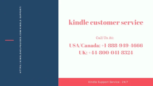 Kindle Customer Service | Call Kindle Helpline 1-888-315-3688