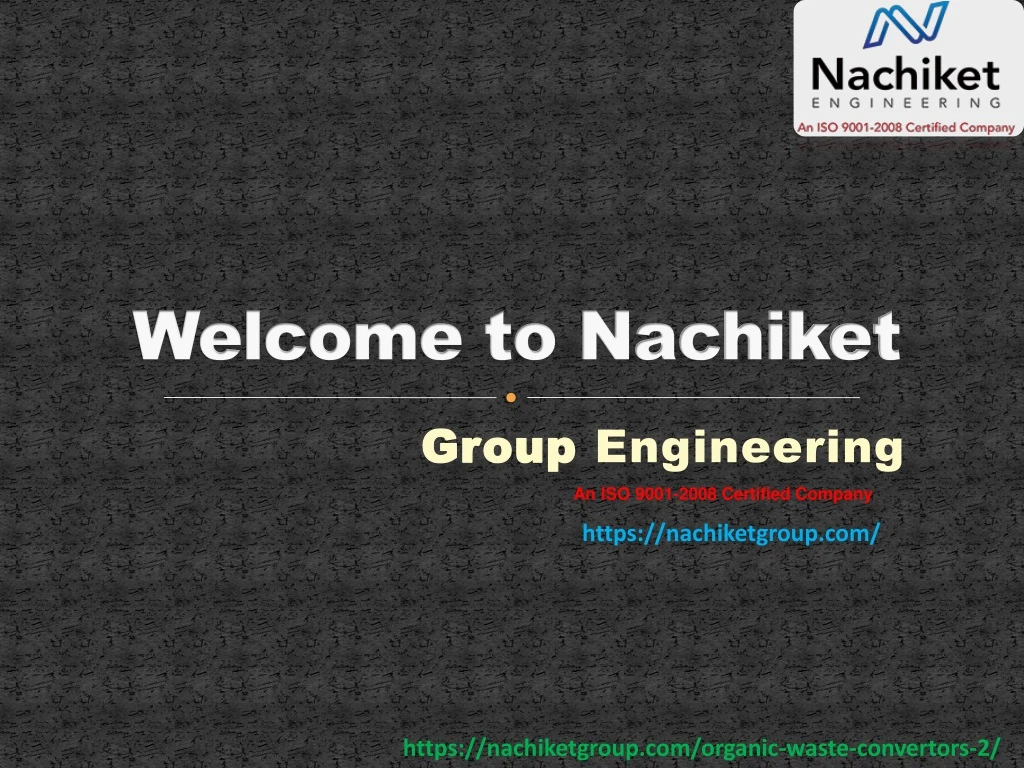 welcome to nachiket