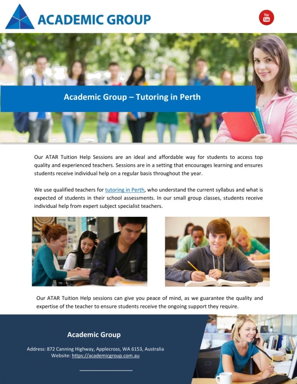 Academic Group – Tutoring in Perth