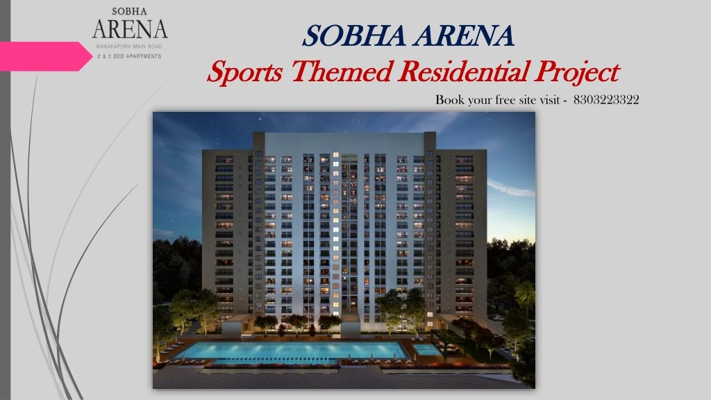 sobha arena sports themed residential project