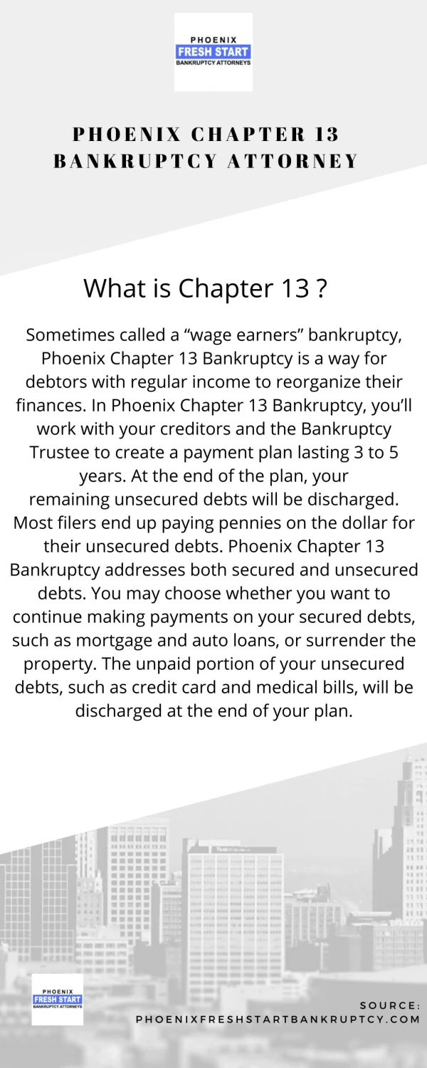 Phoenix Chapter 13 Bankruptcy Attorney - Phoenix Fresh Start Bankruptcy Attorneys