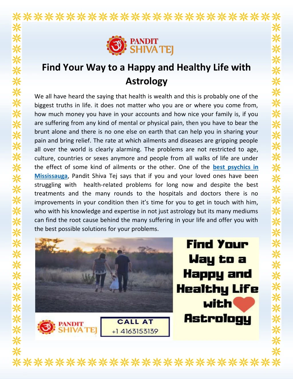 find your way to a happy and healthy life with