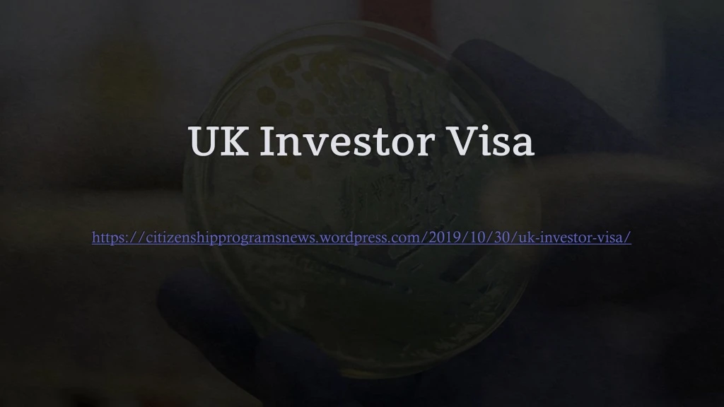 uk investor visa
