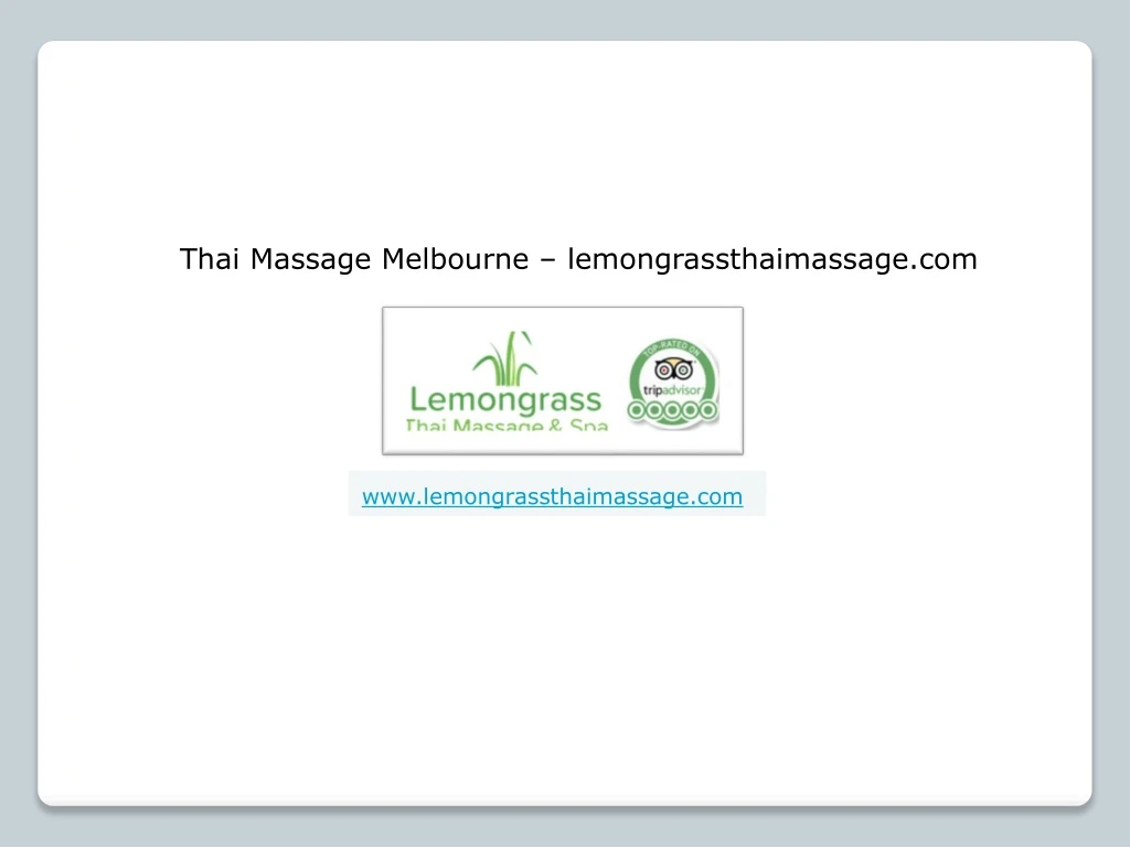 thai massage melbourne lemongrassthaimassage com