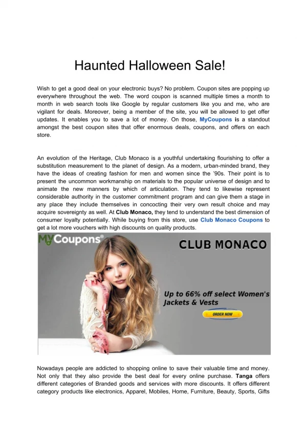 Haunted Halloween Sale!