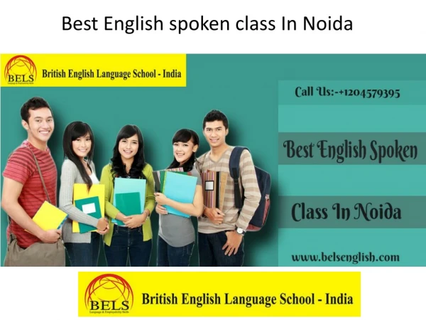 Best English Spoken Class In Noida