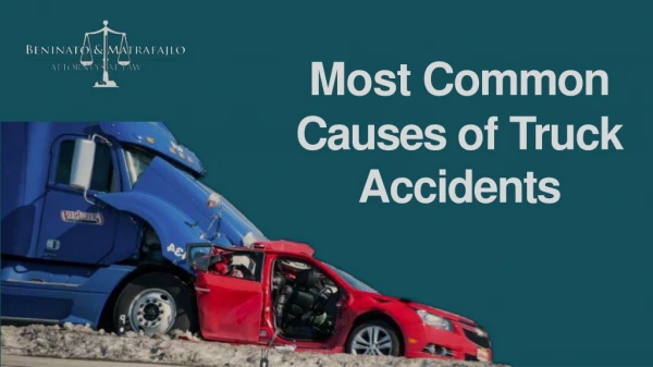 Most Common Causes of Truck Accidents