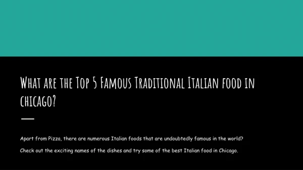 Top Italian Restaurants in Chicago | Pasta Restaurant Chicago Menu | Osteria Del Pastaio