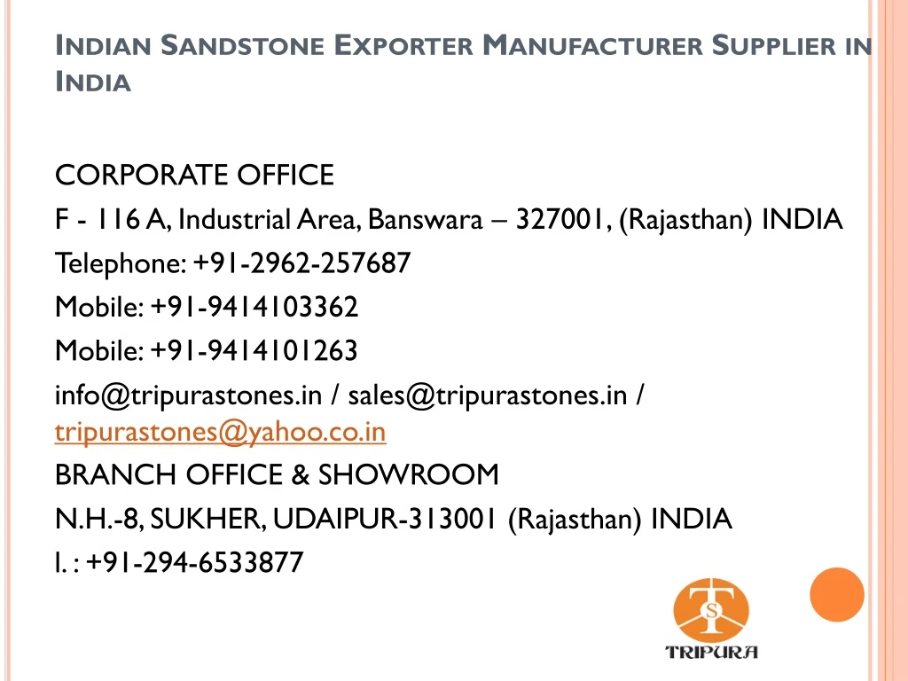 indian sandstone exporter manufacturer supplier in india