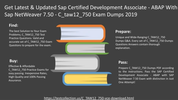 Get SAP C_TAW12_750 Dumps Questions [2019] To Gain Brilliant Result
