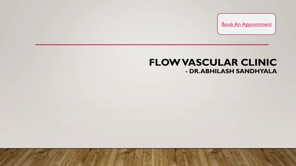 flow vascular clinic dr abhilash sandhyala