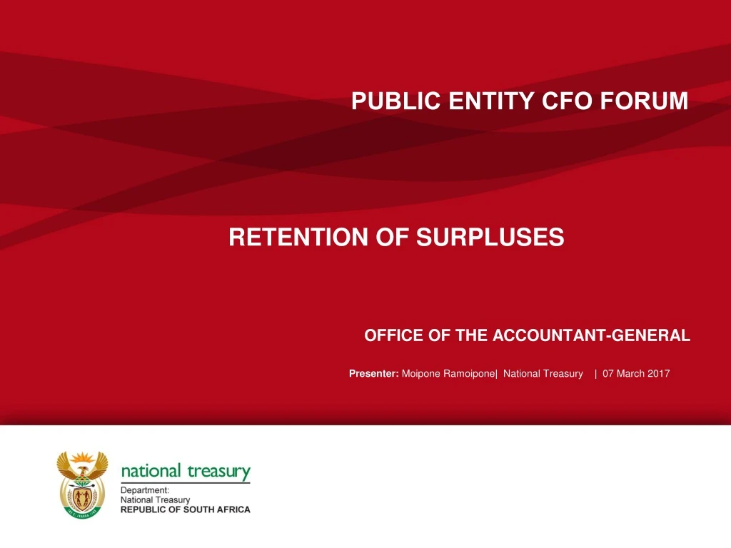 public entity cfo forum