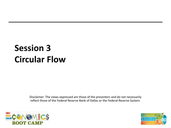 Session 3 Circular Flow