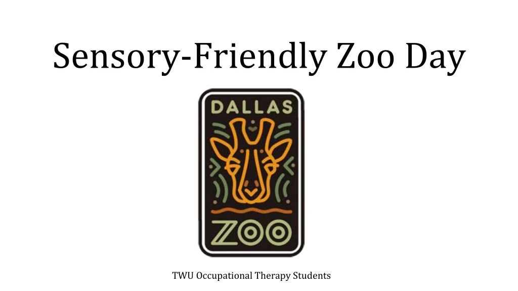 sensory friendly zoo day