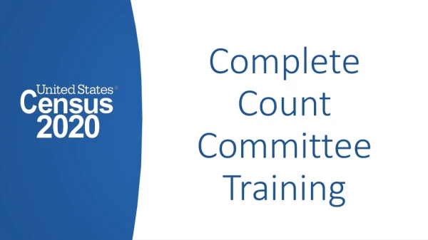 Complete Count Committee Training