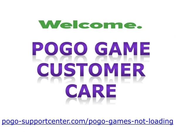 Pogo game support number