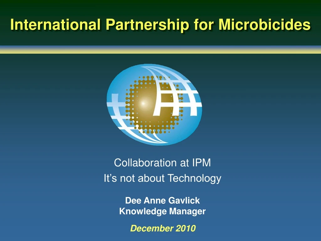 collaboration at ipm it s not about technology