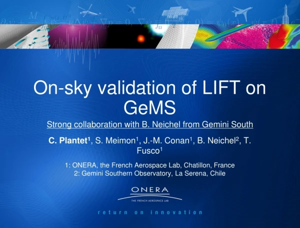 On-sky validation of LIFT on GeMS