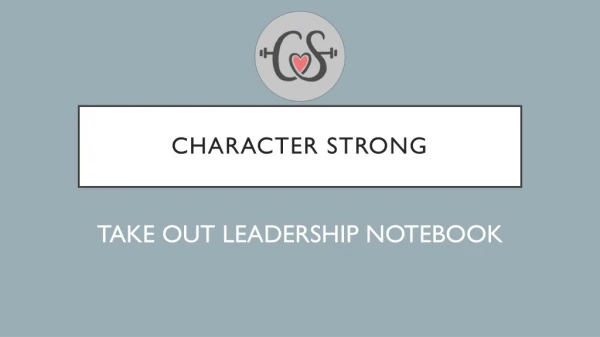 Character Strong
