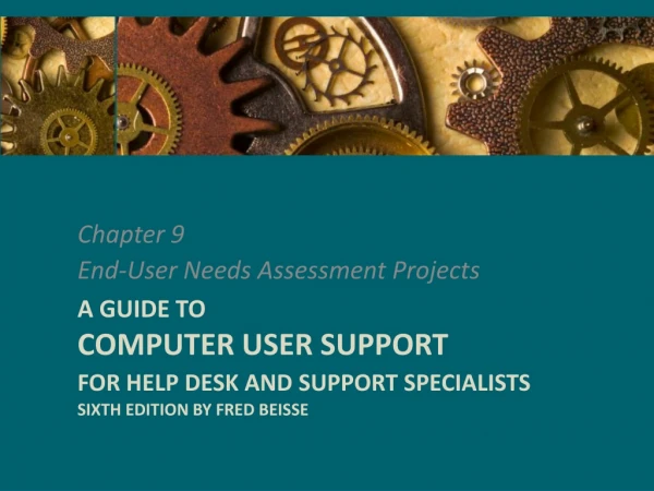 Chapter 9 End-User Needs Assessment Projects