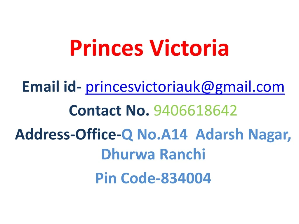 princes victoria